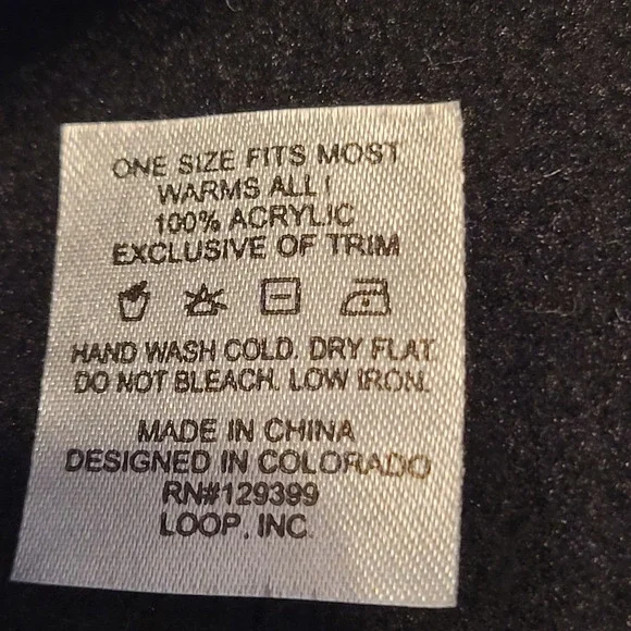 Loop Skull Neck Scarf Green Gaiter Neck Warmer Knit Fleece Lined Goth Grunge NEW - Picture 5 of 5